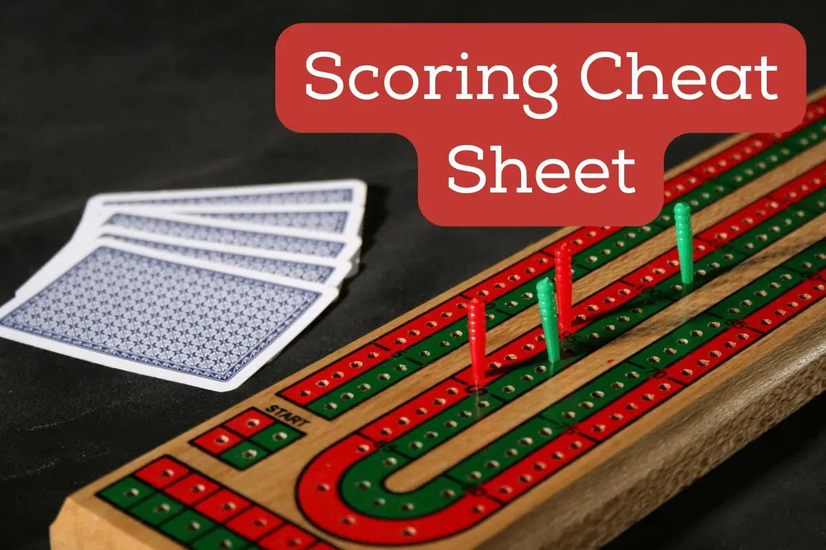 Printable Cribbage Scoring Cheat Sheet Useful For Anyone 