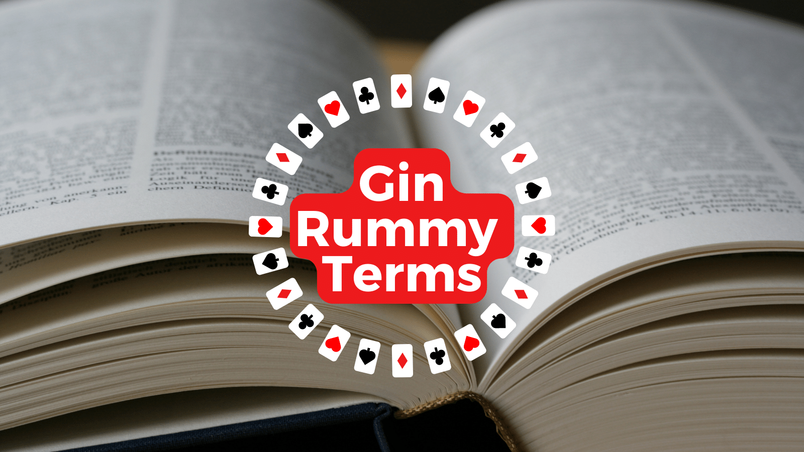 gin rummy terms